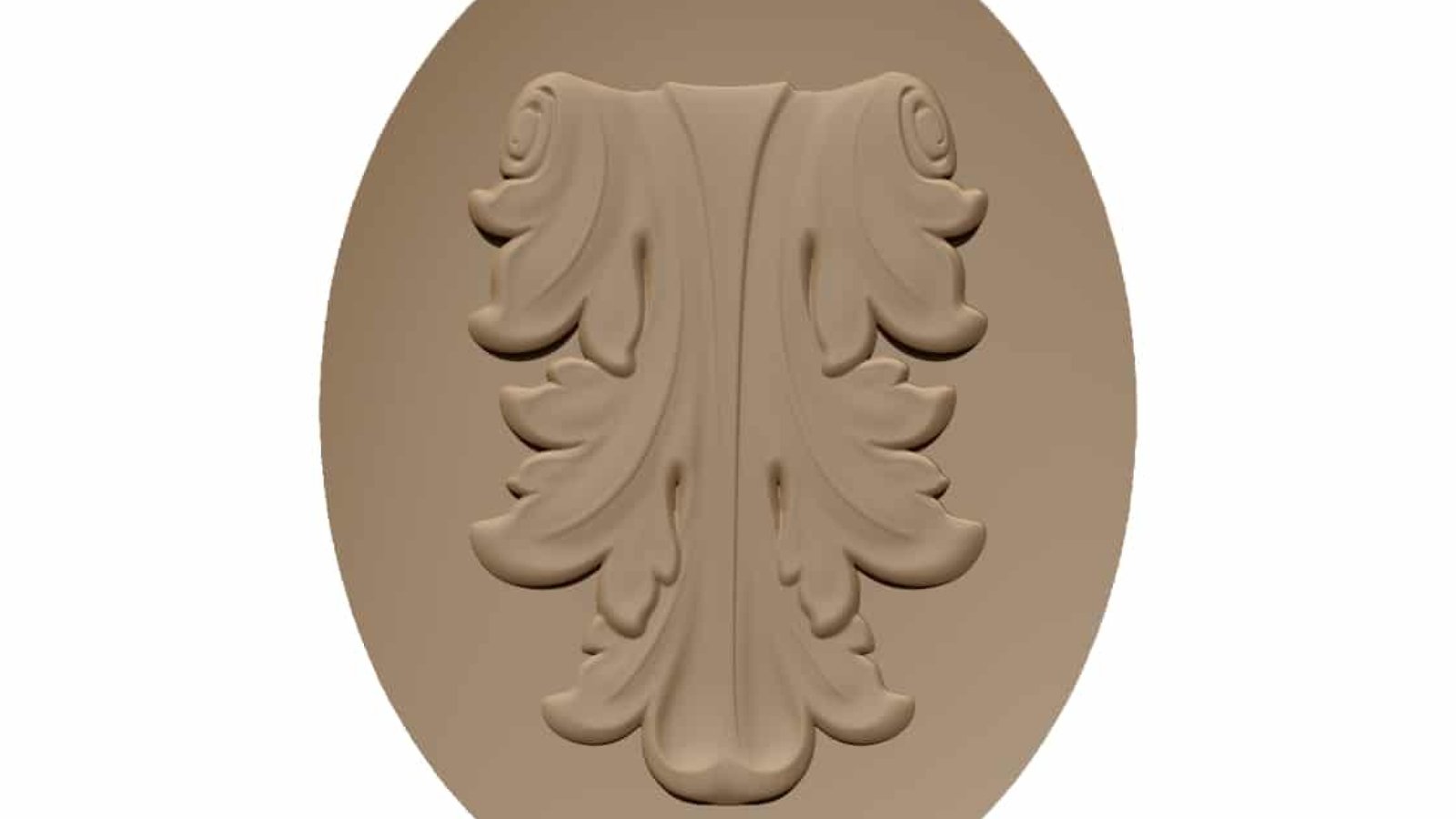 3D Wood Carving Design OBJ file free download A000871