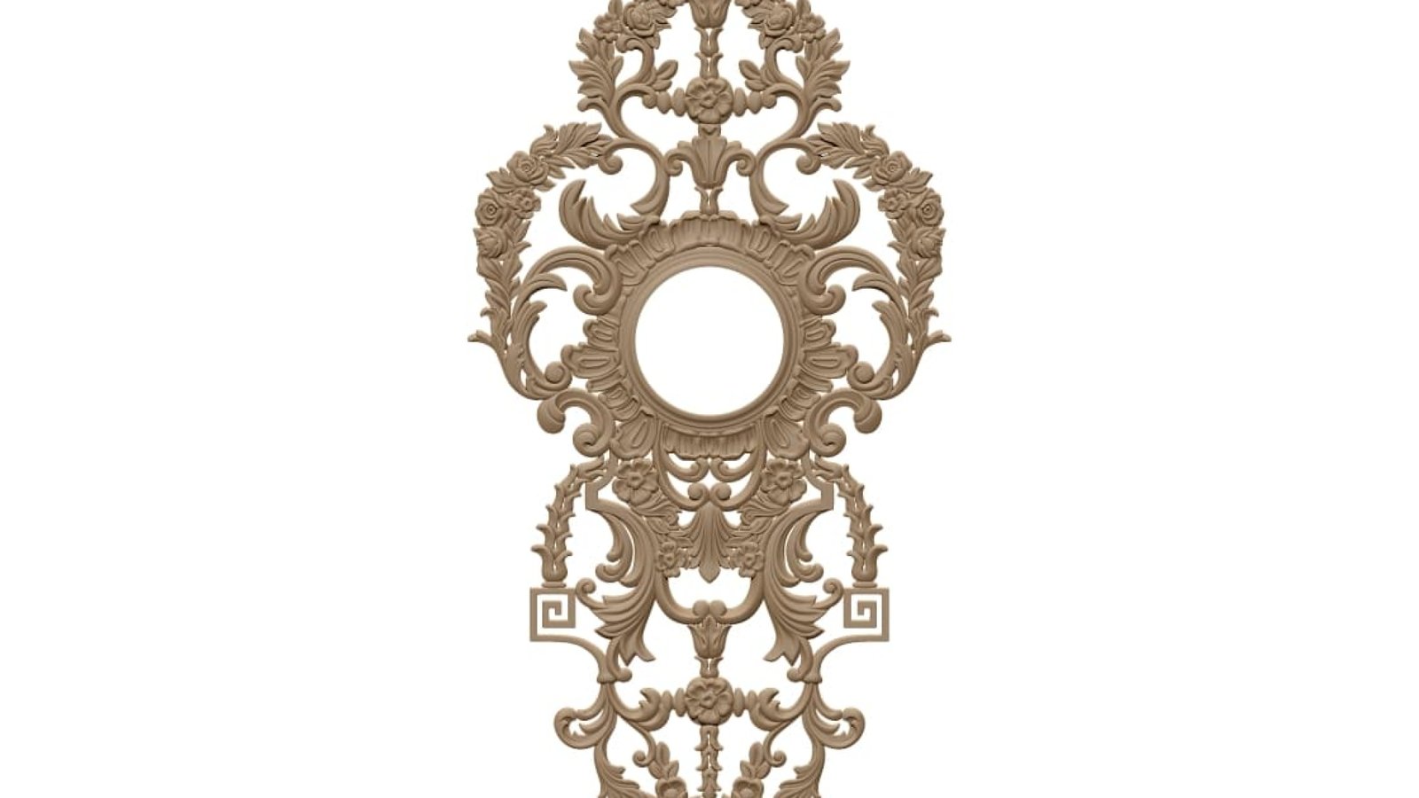 CNC Mirror Frame Design OBJ file free download A000881