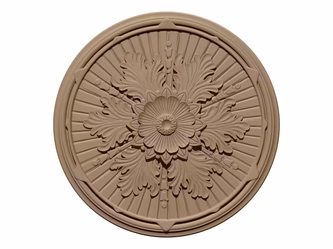 Circle pattern Design OBJ file free download A000891