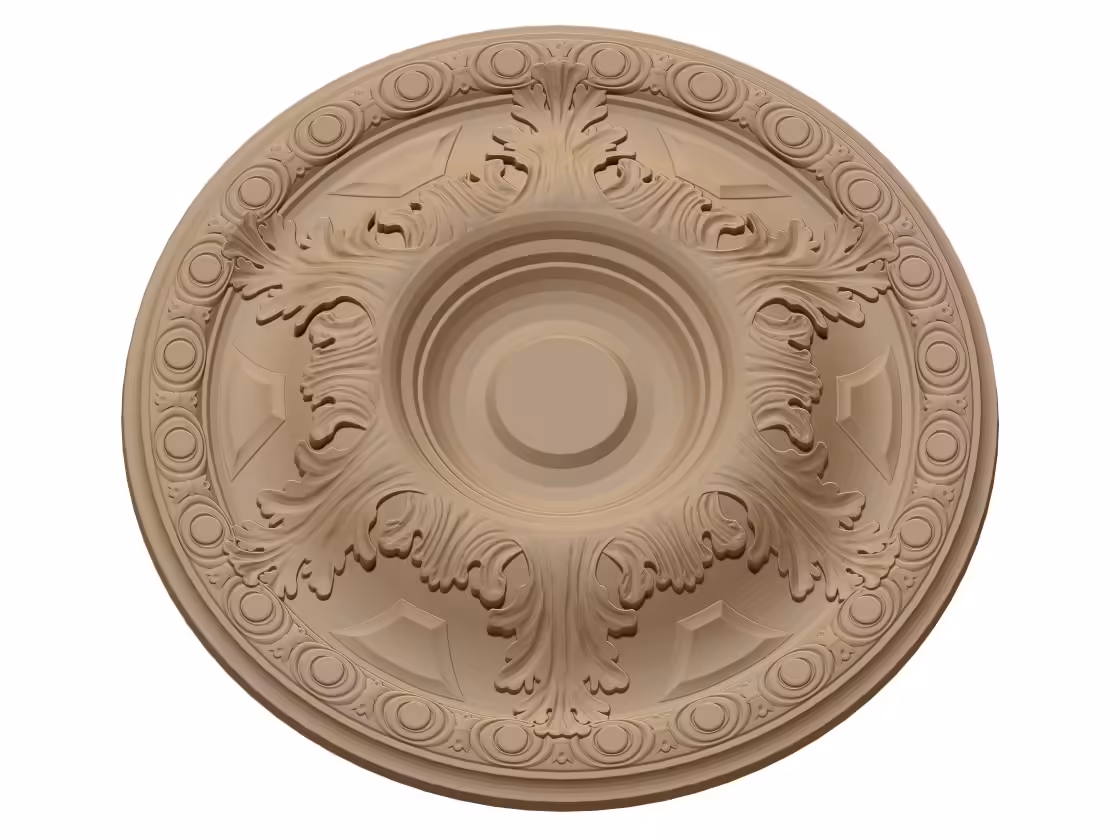 Decoration ceiling Design OBJ file free download A000890