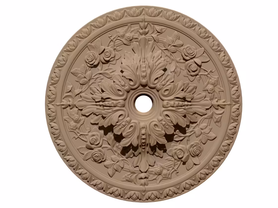 Decoration ceiling Design OBJ file free download A000894