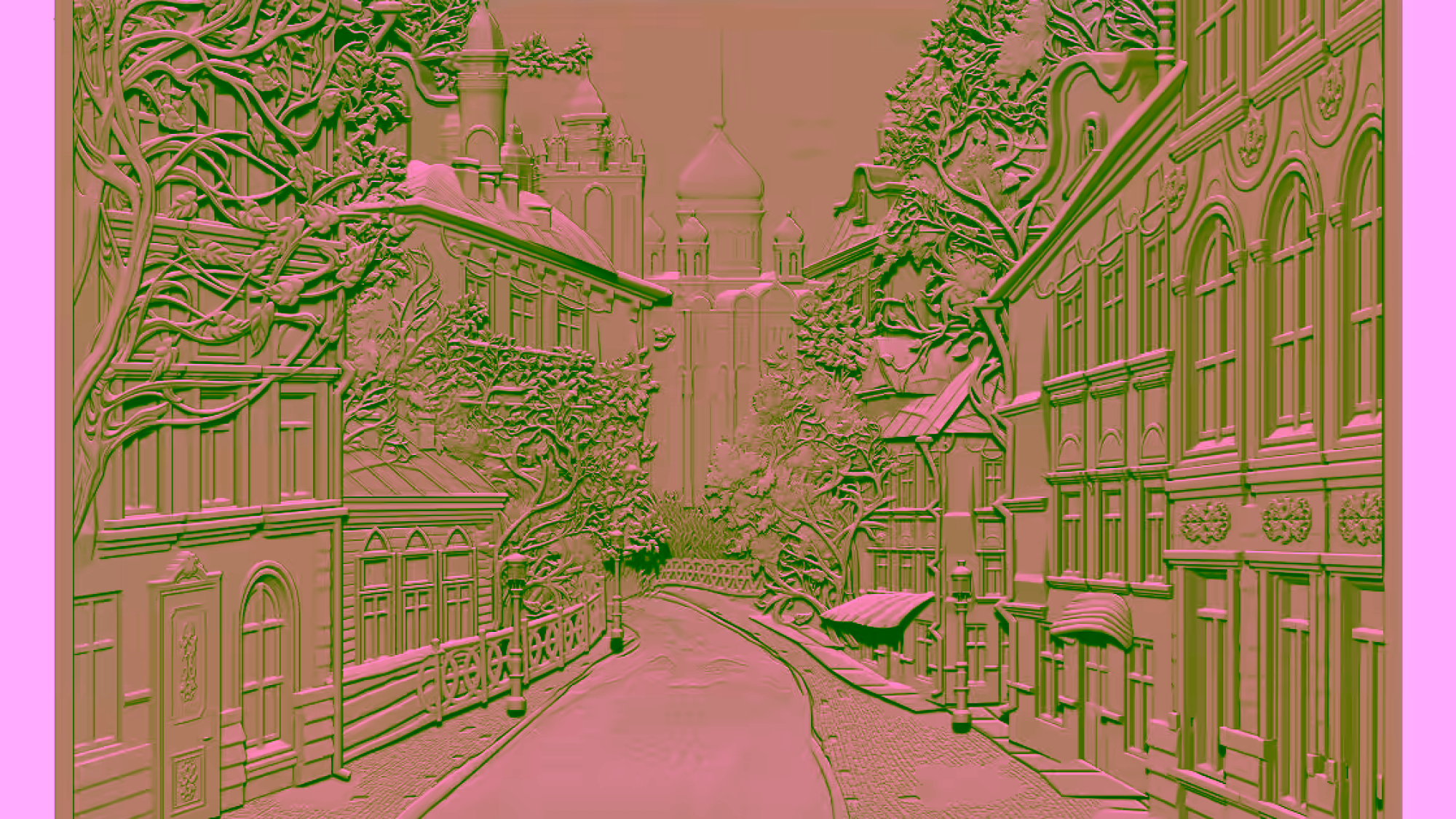 Gorod-city Design OBJ file free download A000887