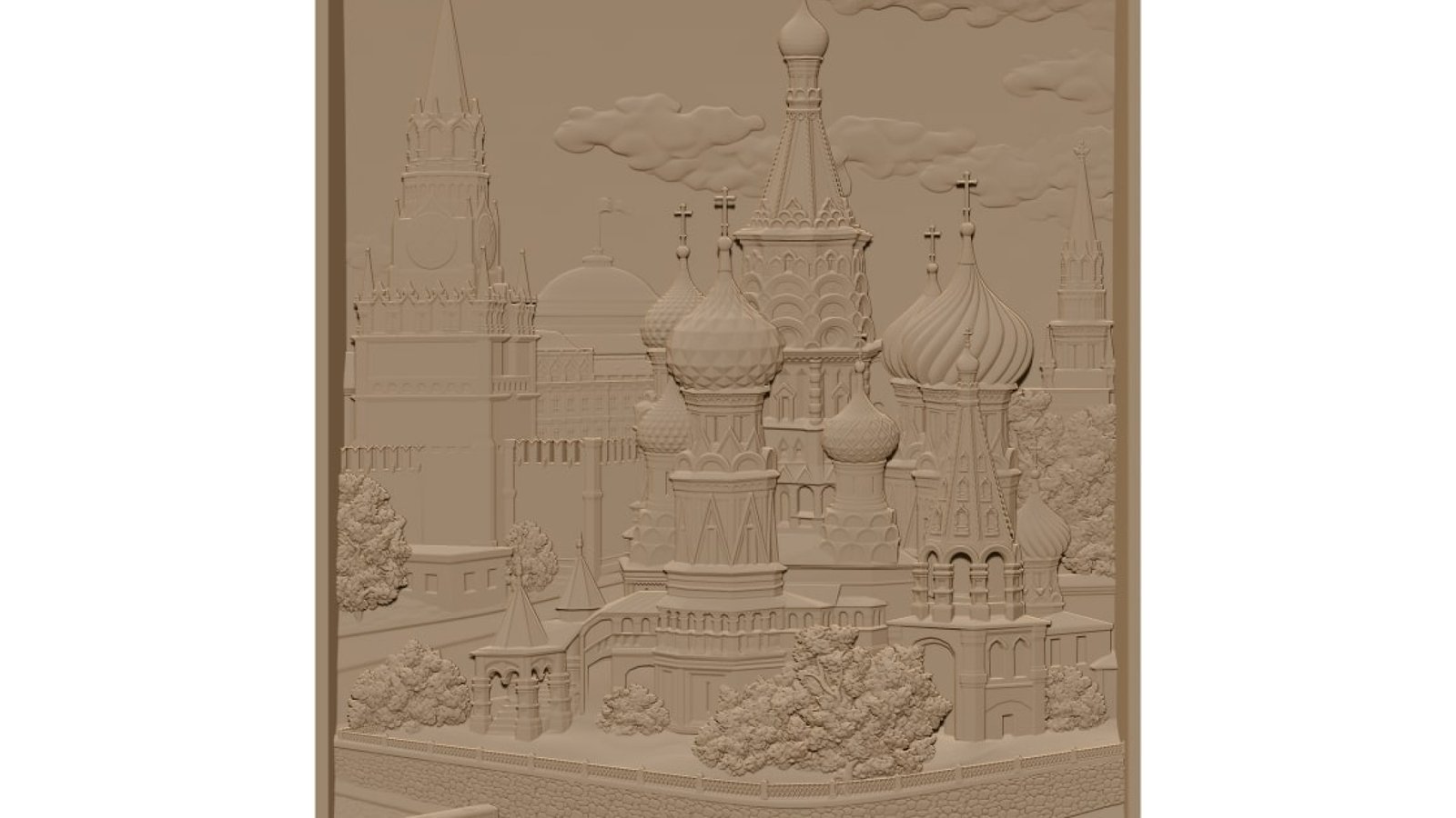 Moscow architecture OBJ file free download A000907