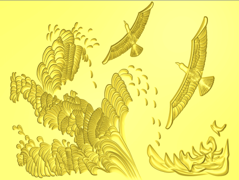 3D Wall Panel Design - Relief File for CNC Carving (1)