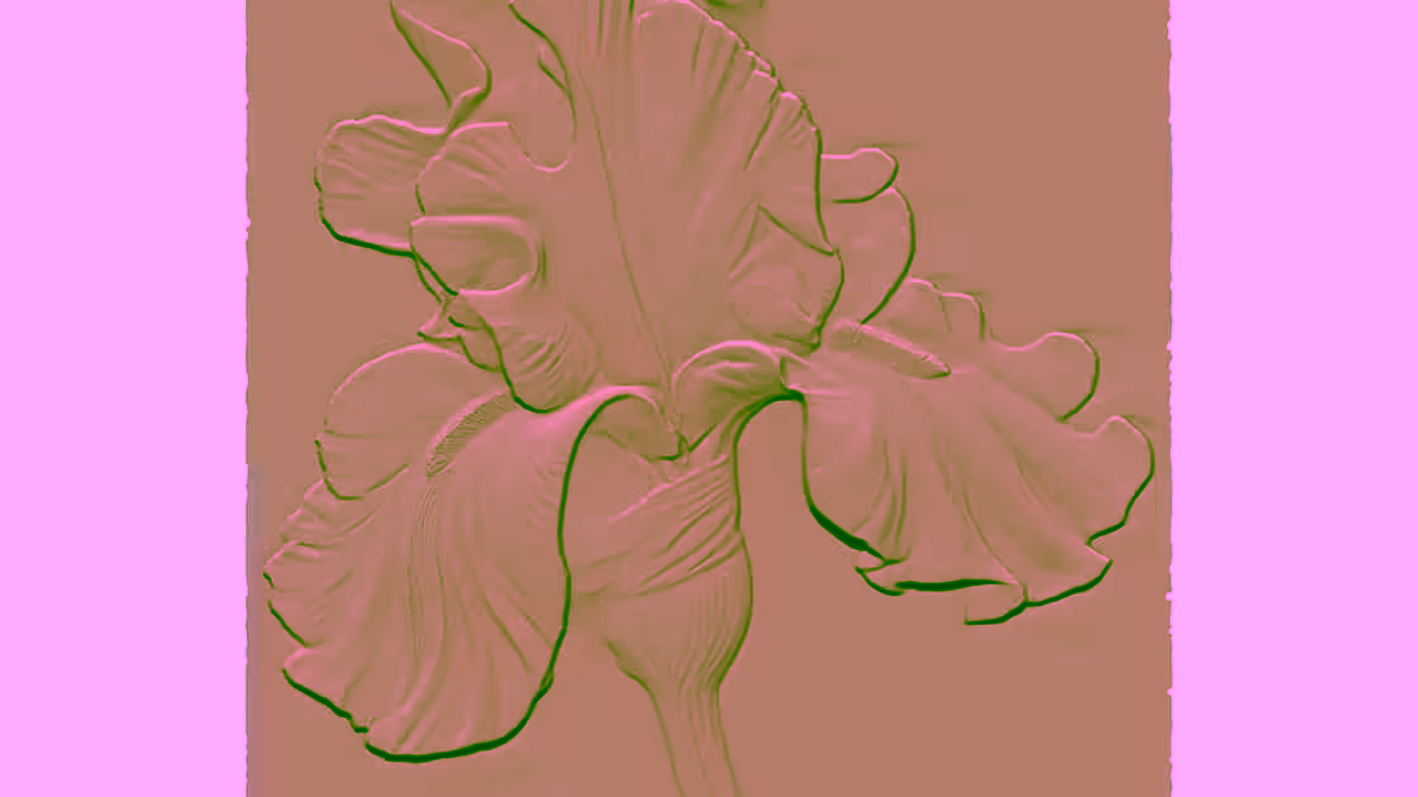 Wall panel Design STL file free download A000957