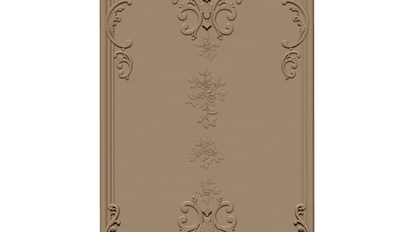 Wall frame Design STL file free download A000925