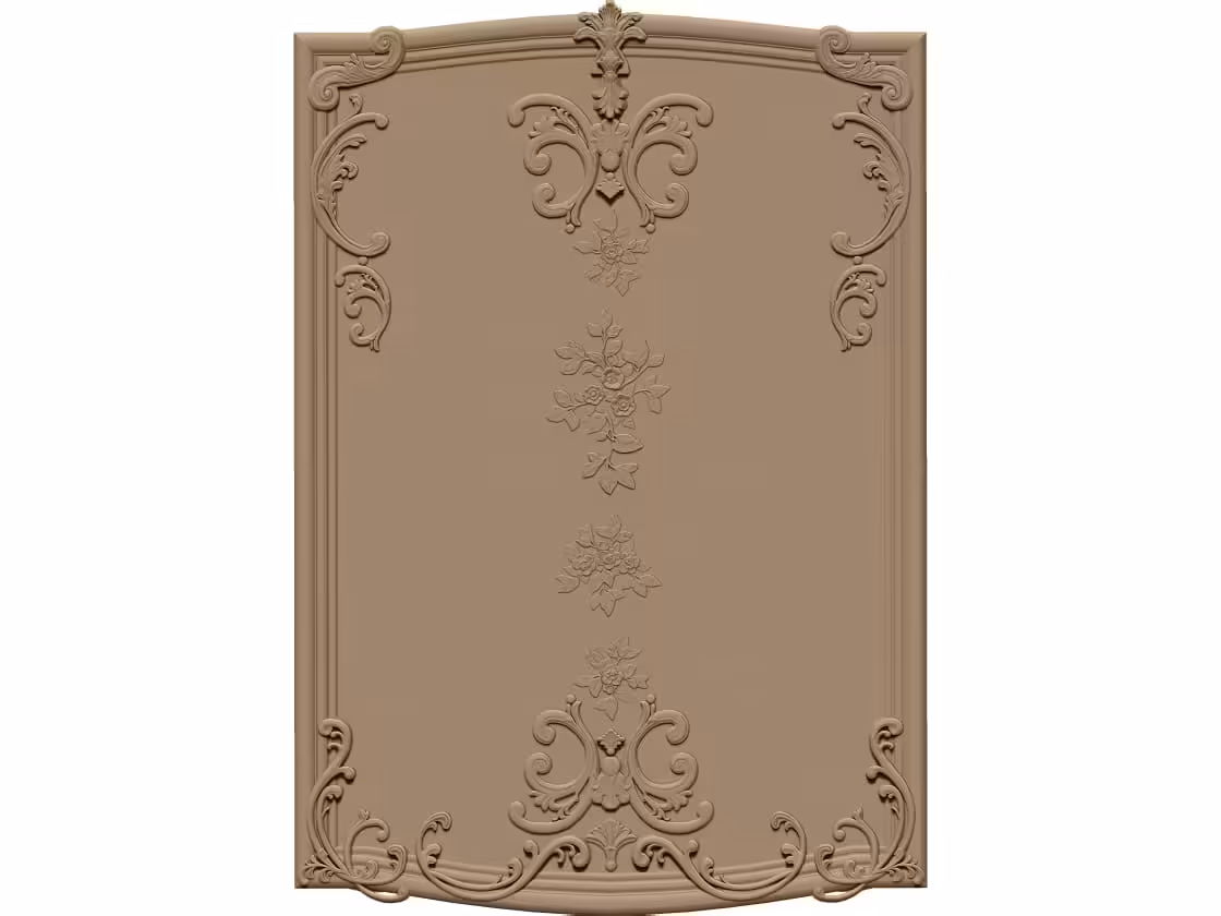 Wall frame Design STL file free download A000925