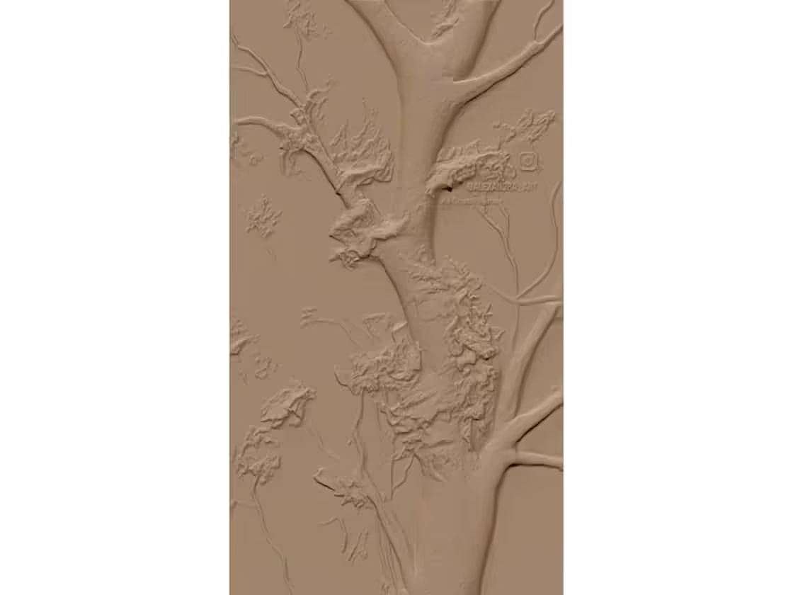 Wall panel Design STL file free download A000959