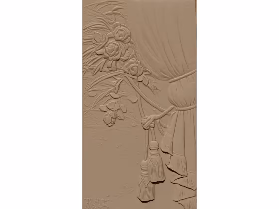 Wall panel Design STL file free download A000960