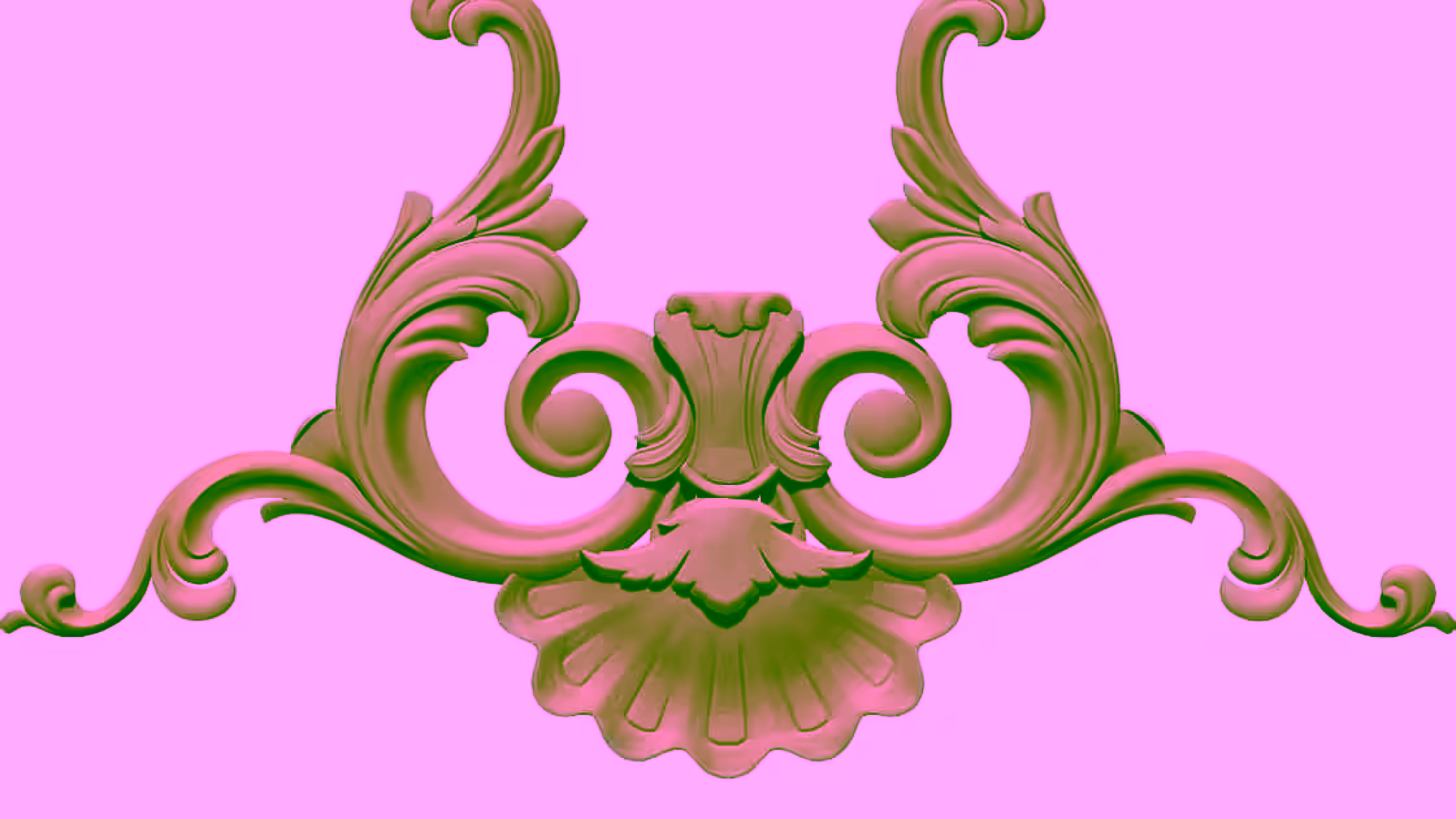 Wood Carving Design STL file free download A000922