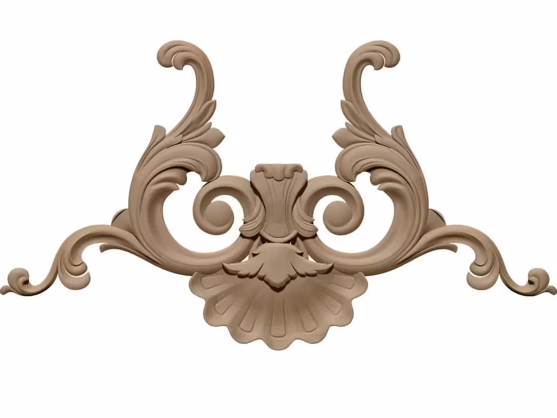Wood Carving Design STL file free download A000922