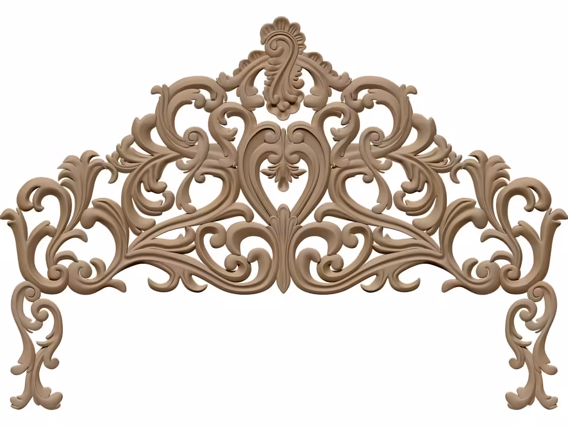 wood Carving Design STL file free download A000920