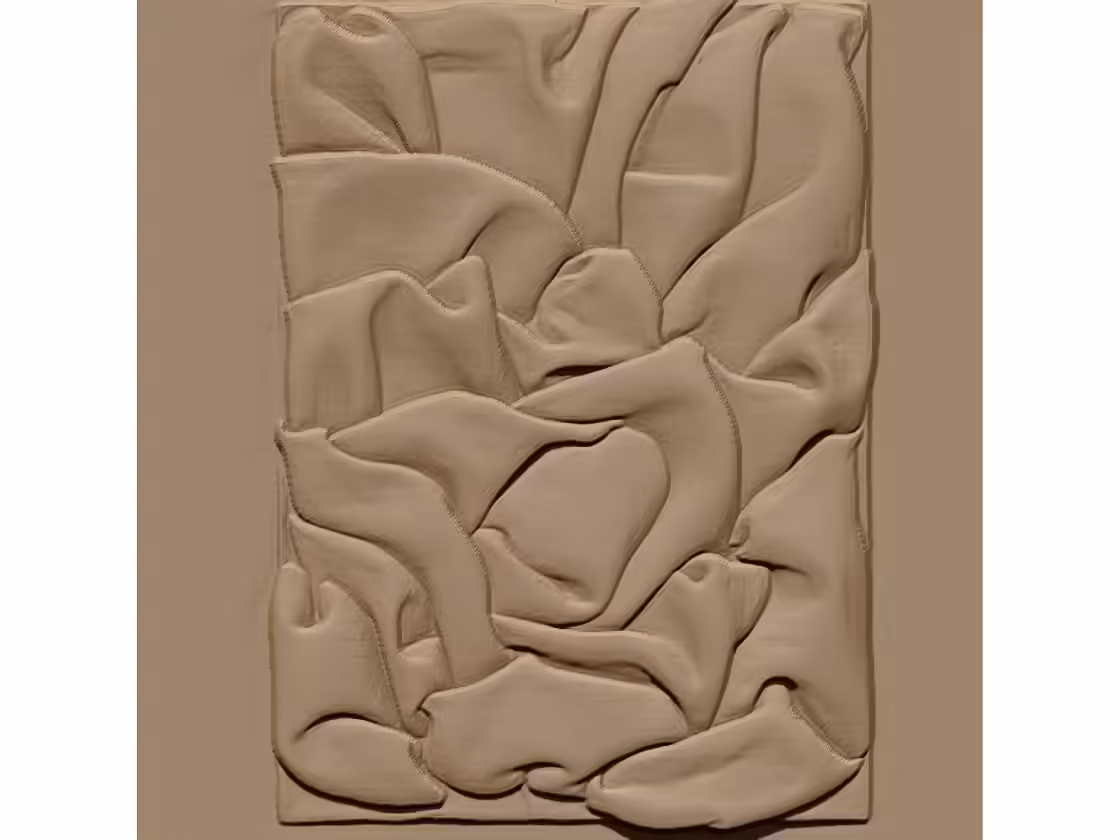 Wall panel Design STL file free download A000969