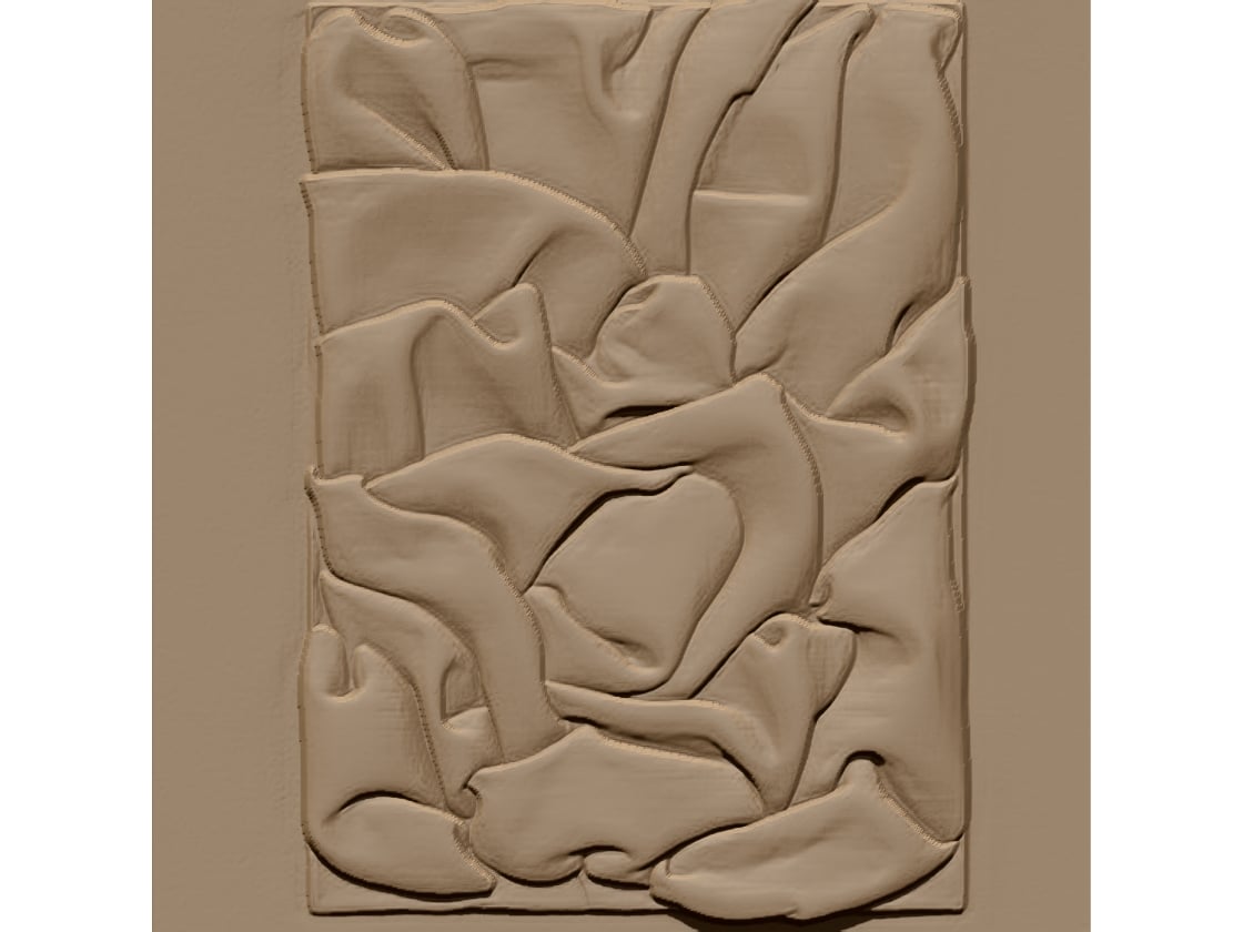 Wall panel Design STL file free download A000969