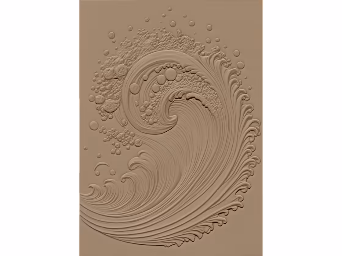 Wall panel Design STL file free download A000972