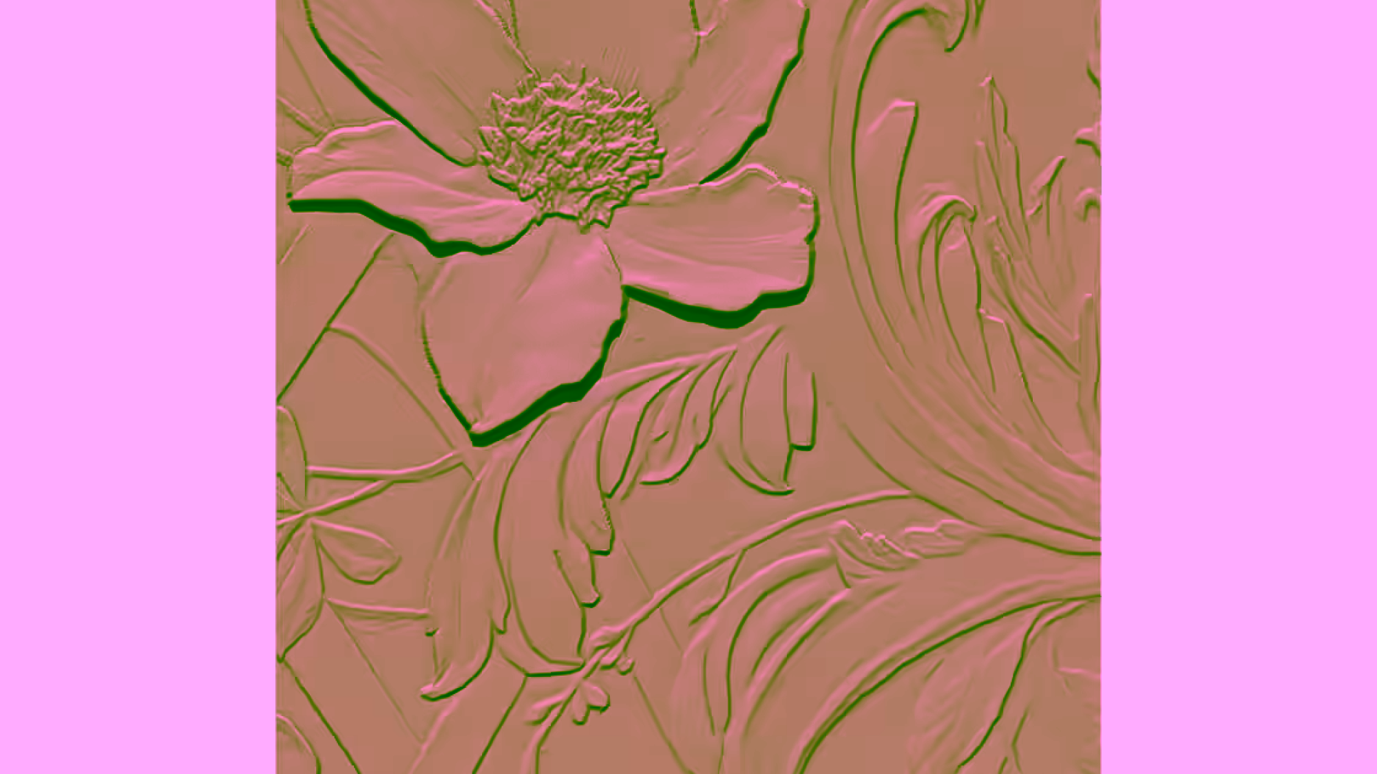Wall panel Design STL file free download A000967