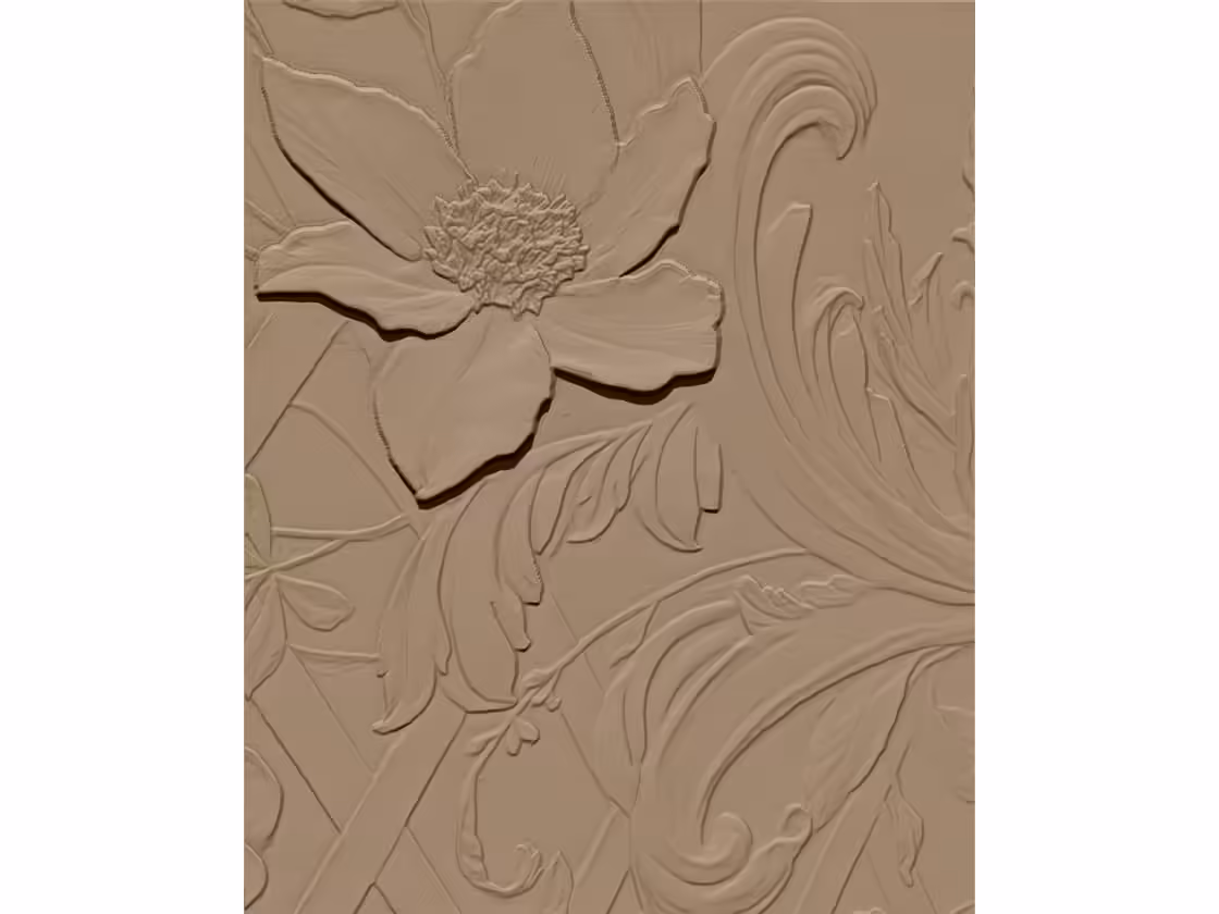 Wall panel Design STL file free download A000967