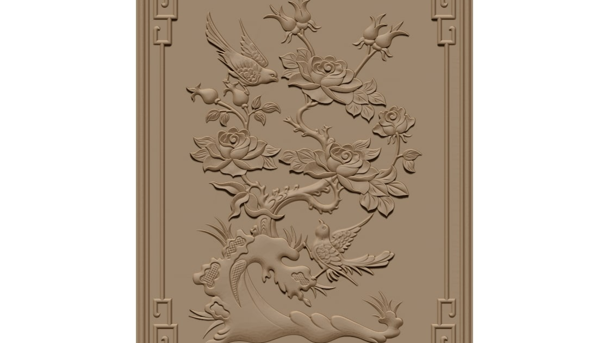 Wall panel Design STL file free download A000985