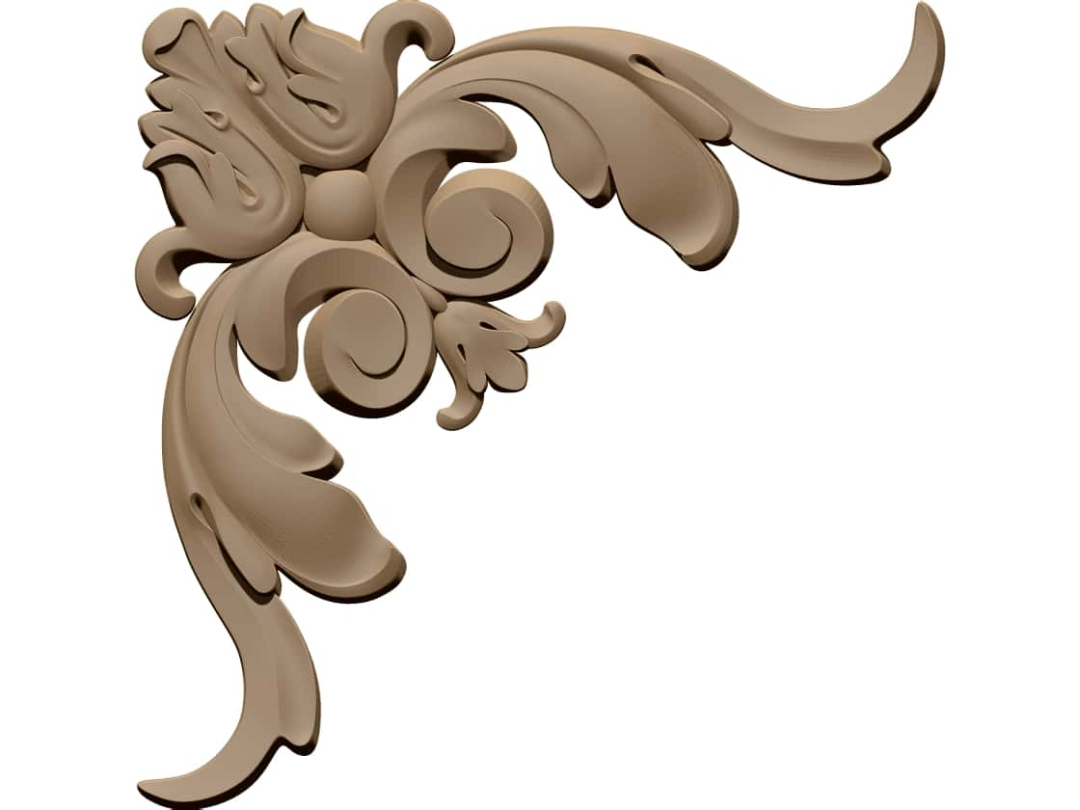 Carving Ornamental Design STL file free download A001132