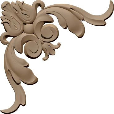 Carving Ornamental Design STL file free download A001132