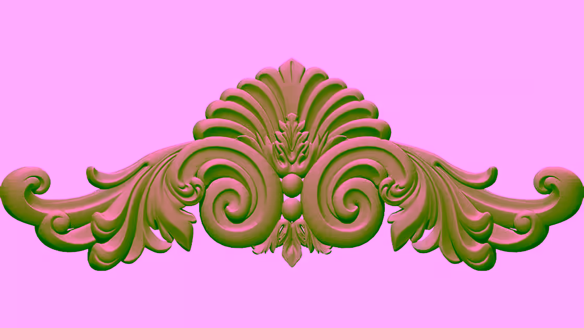 Carving Ornamental Design STL file free download A001133