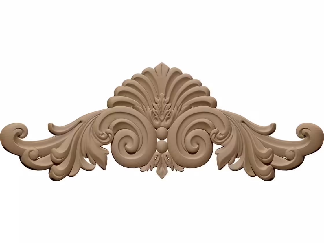 Carving Ornamental Design STL file free download A001133