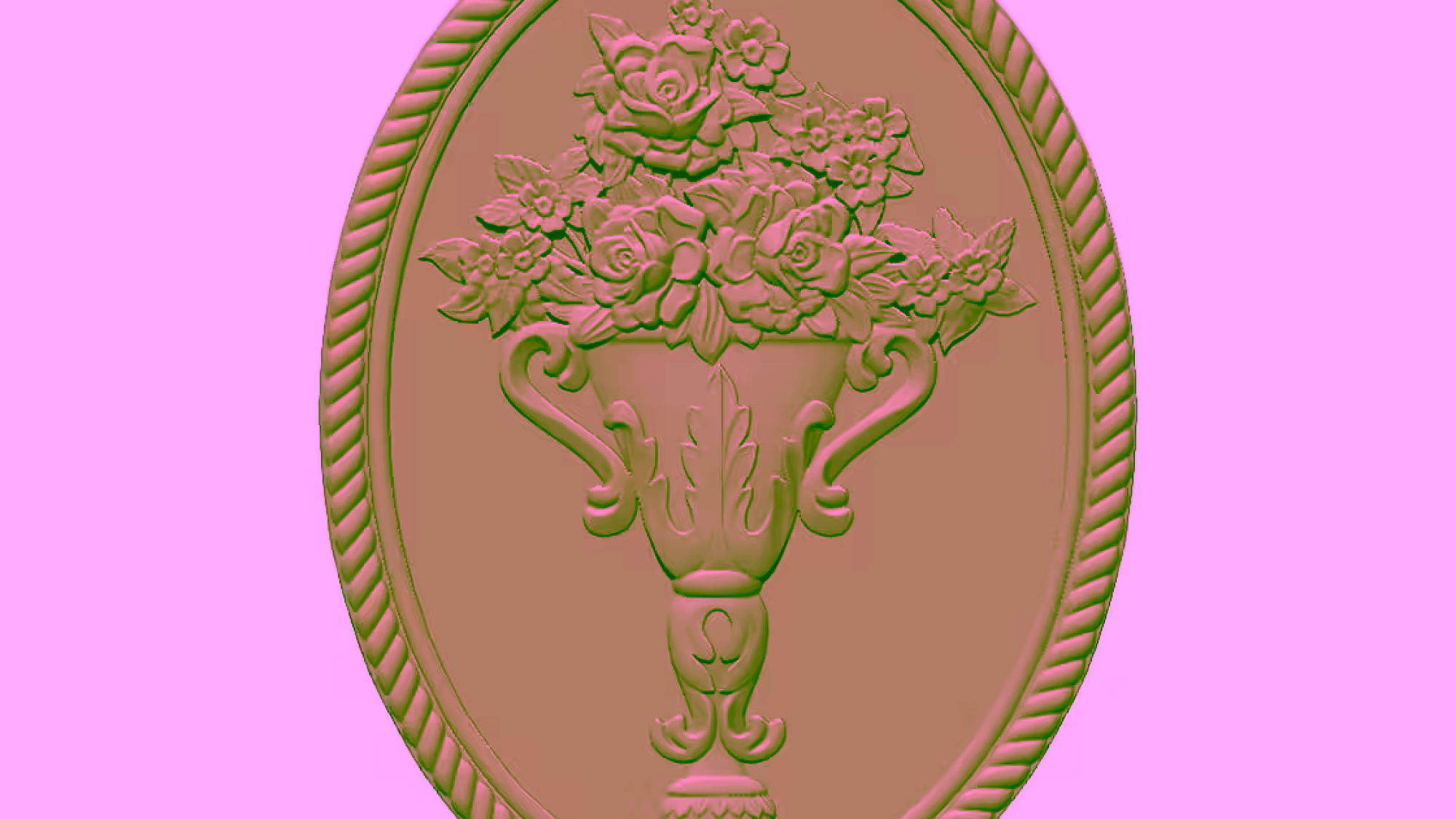 Flower Design STL file free download A001155