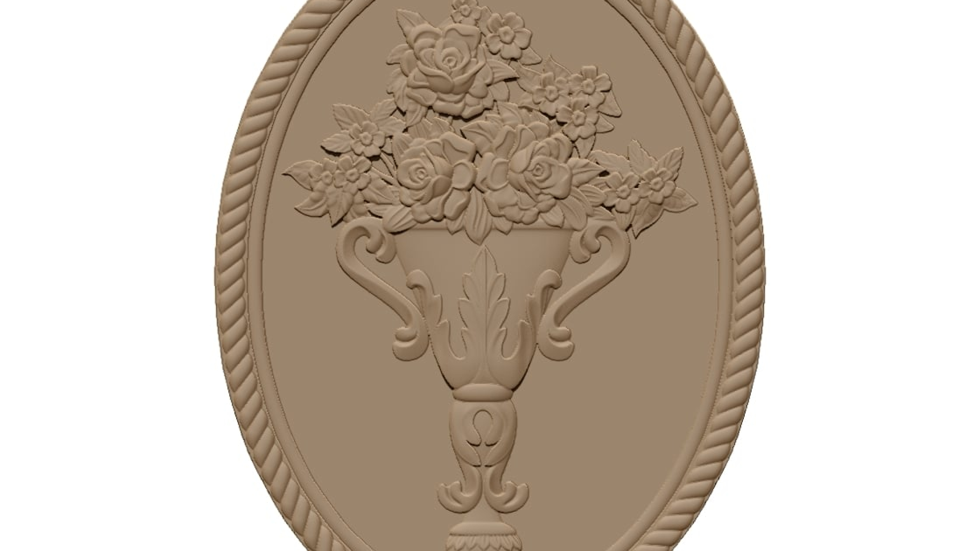 Flower Design STL file free download A001155