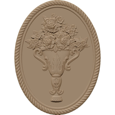 Flower Design STL file free download A001155
