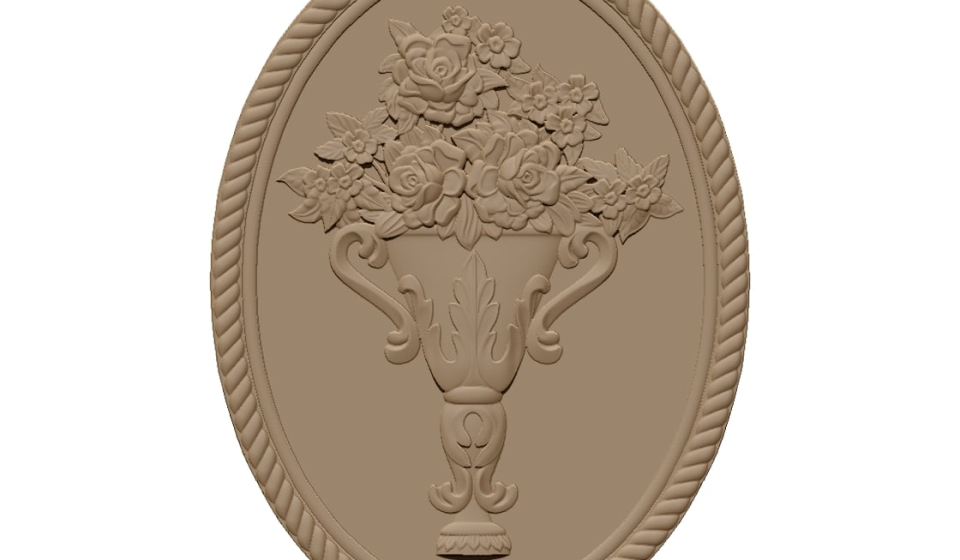 Flower Design STL file free download A001155