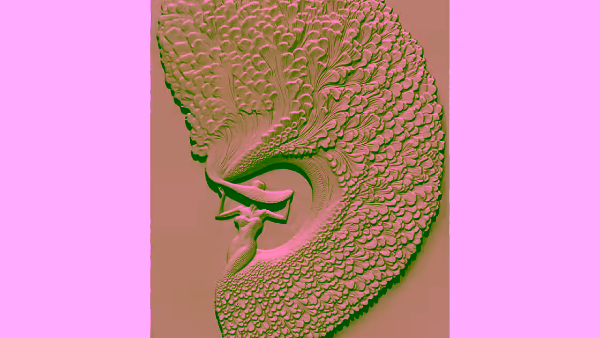 Girl art Design STL file free download A001120