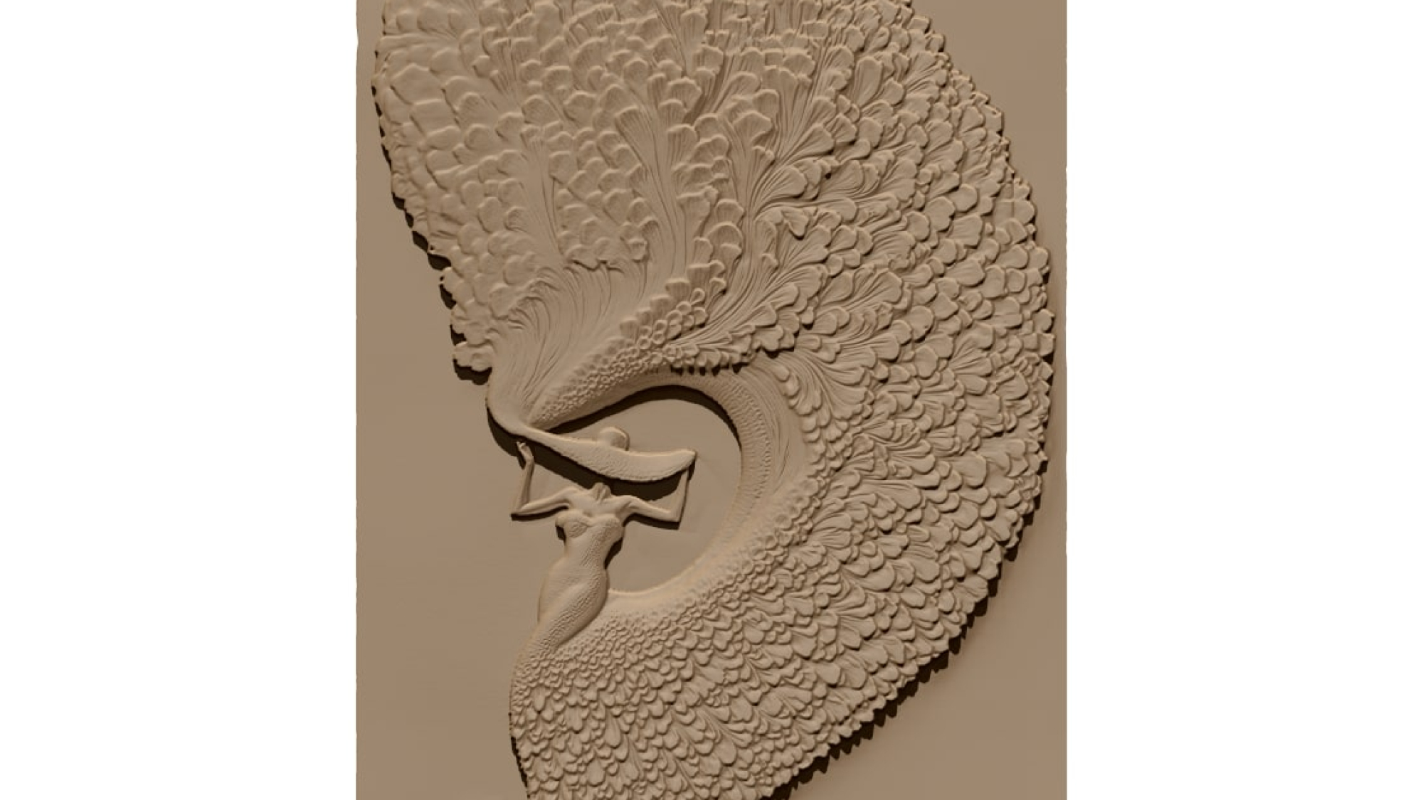 Girl art Design STL file free download A001120
