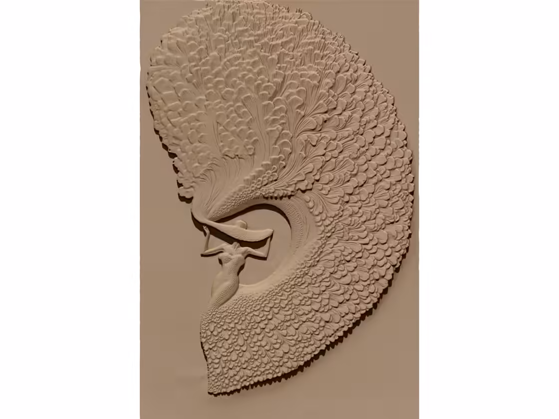 Girl art Design STL file free download A001120