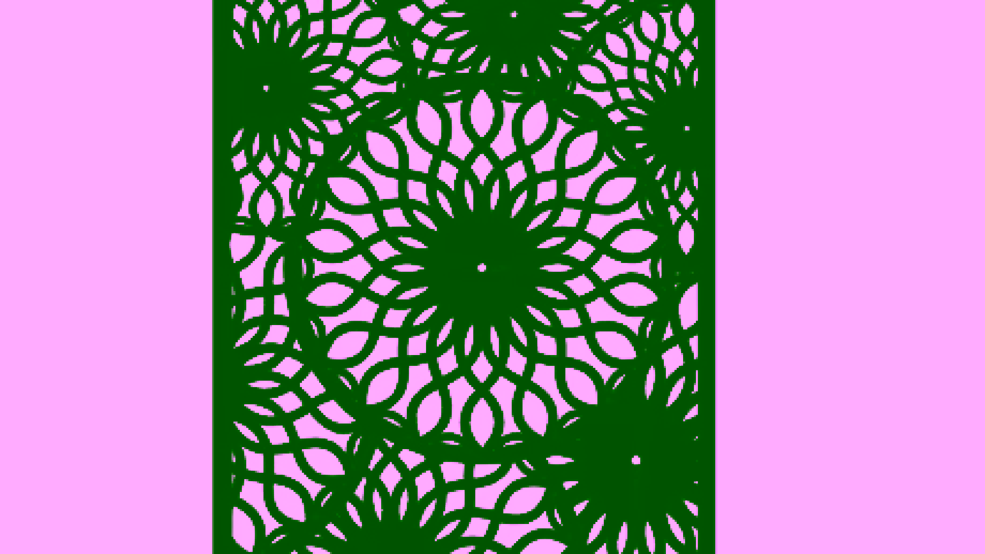 Laser CNC Jali Design DXF file free download A001134