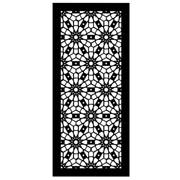 Laser CNC Jali Design DXF file free download A001135