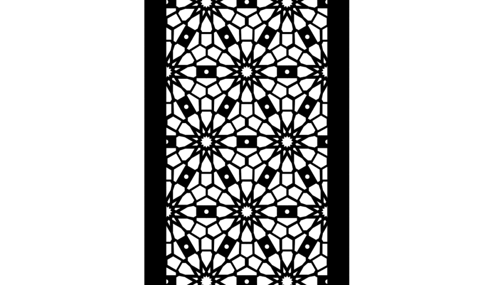 Laser CNC Jali Design DXF file free download A001135