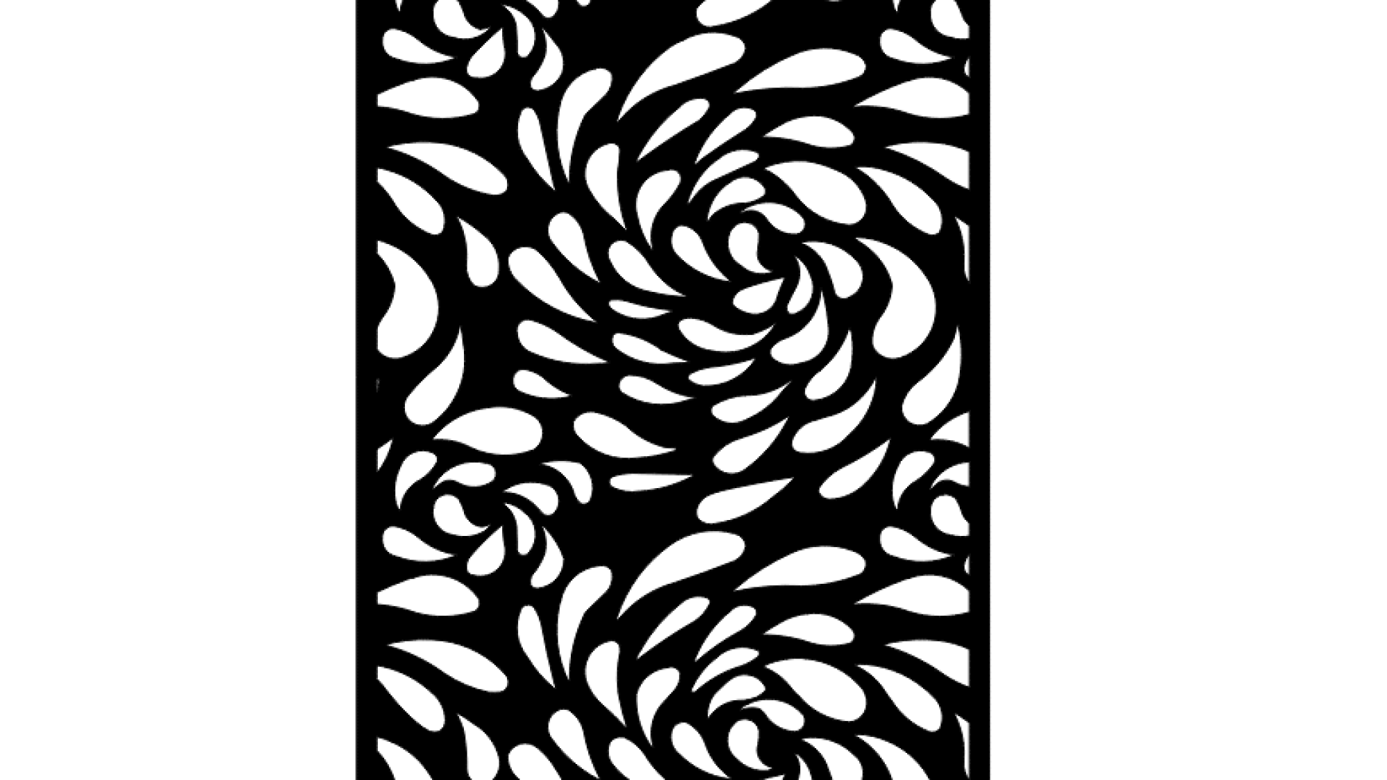 Laser CNC Jali Design DXF file free download A001136