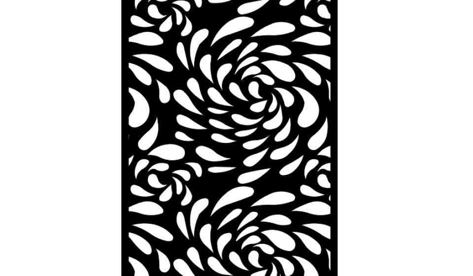 Laser CNC Jali Design DXF file free download A001136