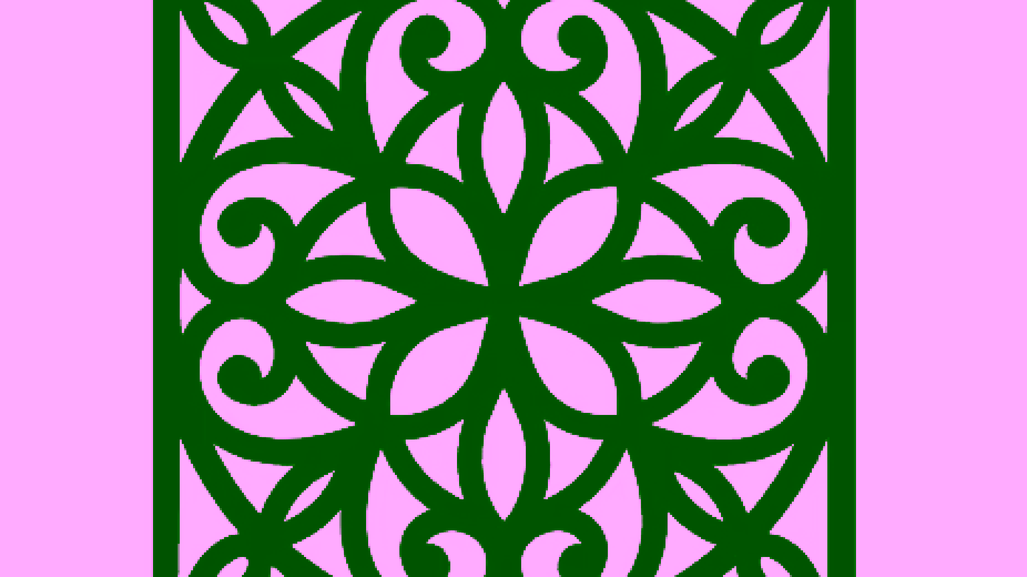Laser CNC Jali Design DXF file free download A001139