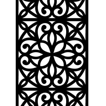 Laser CNC Jali Design DXF file free download A001139