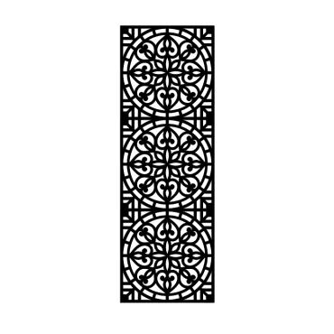 Laser CNC Jali Design DXF file free download A001141