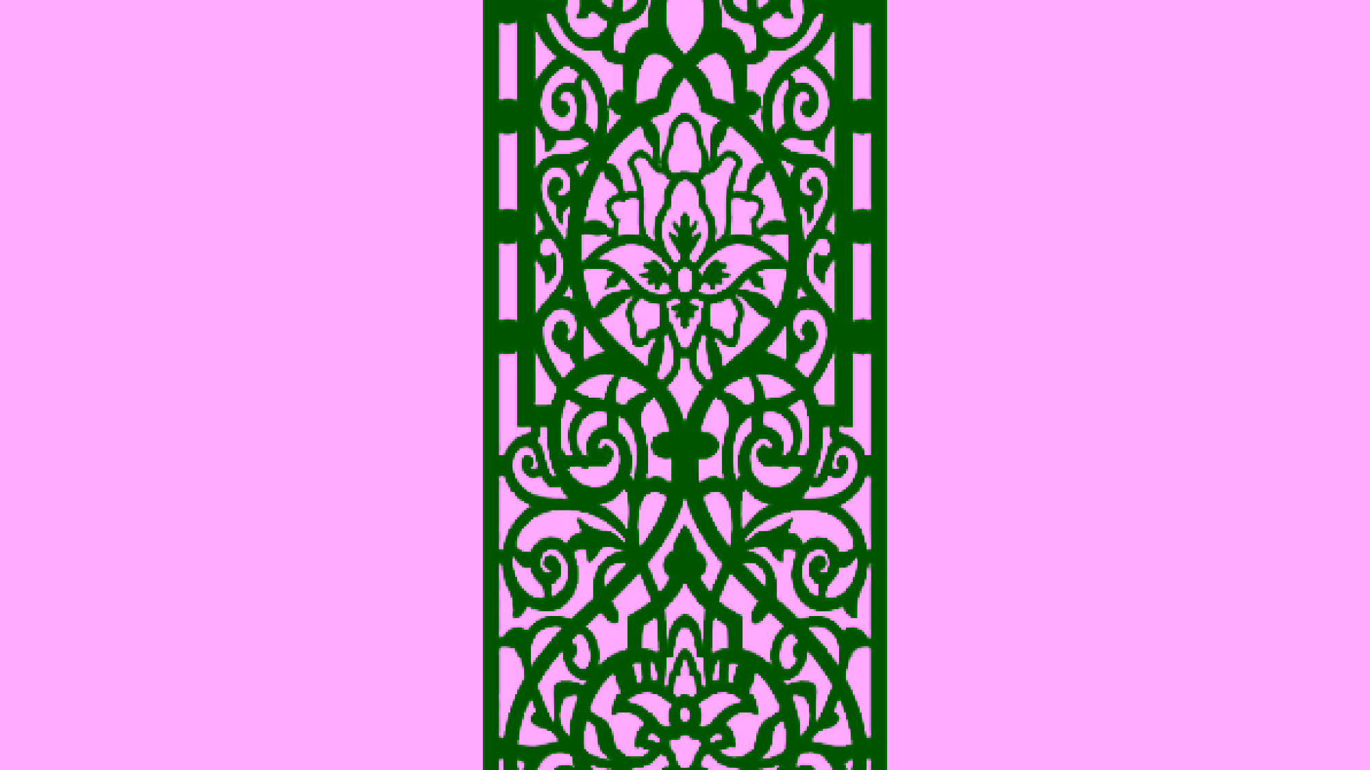 Laser CNC Jali Design DXF file free download A001142