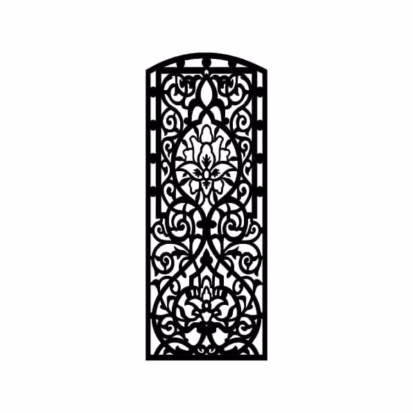 Laser CNC Jali Design DXF file free download A001142