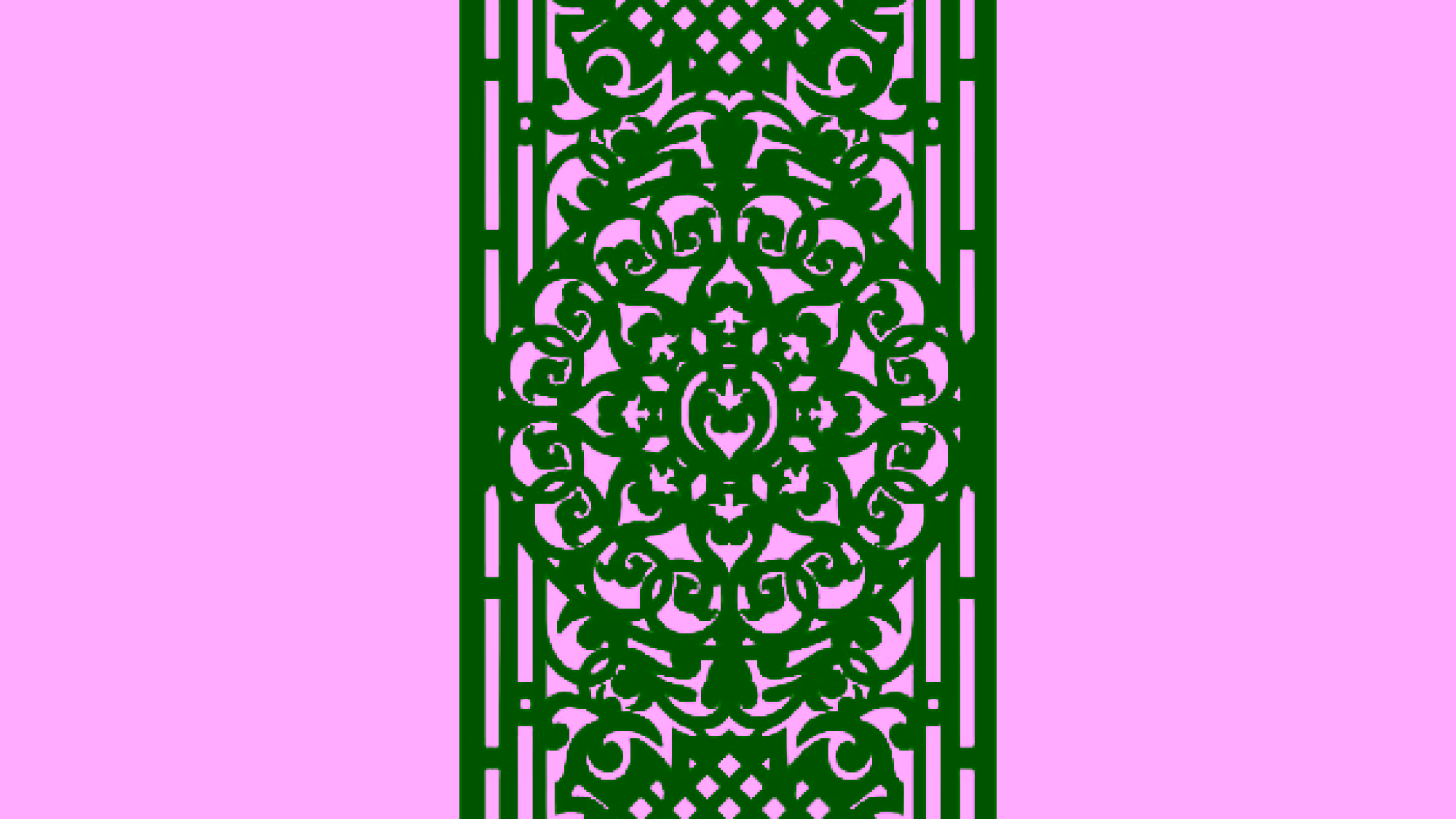 Laser CNC Jali Design DXF file free download A001143