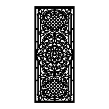 Laser CNC Jali Design DXF file free download A001143