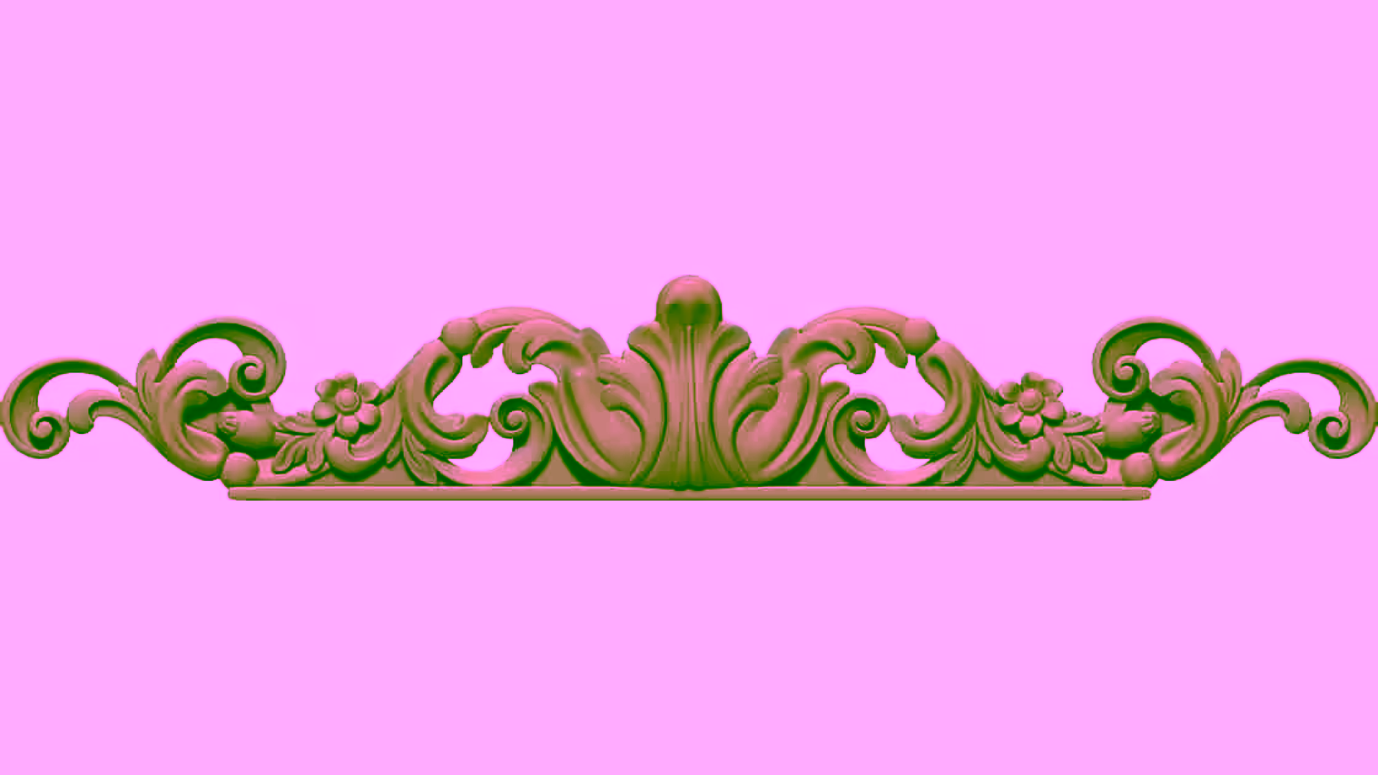 Ornamental Design STL file free download A001160