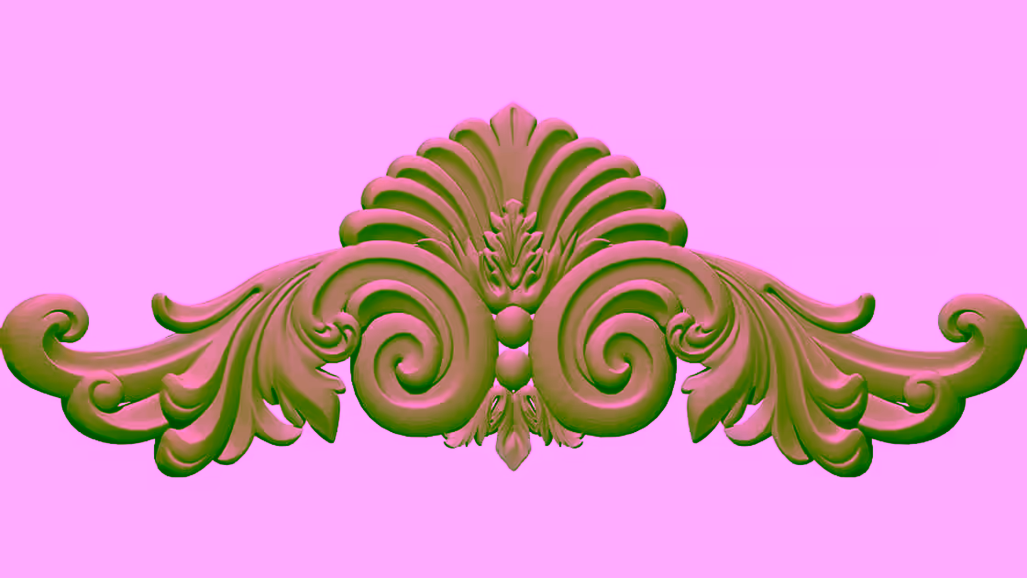 Ornamental Design STL file free download A001180