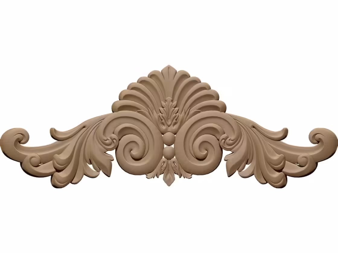 Ornamental Design STL file free download A001180