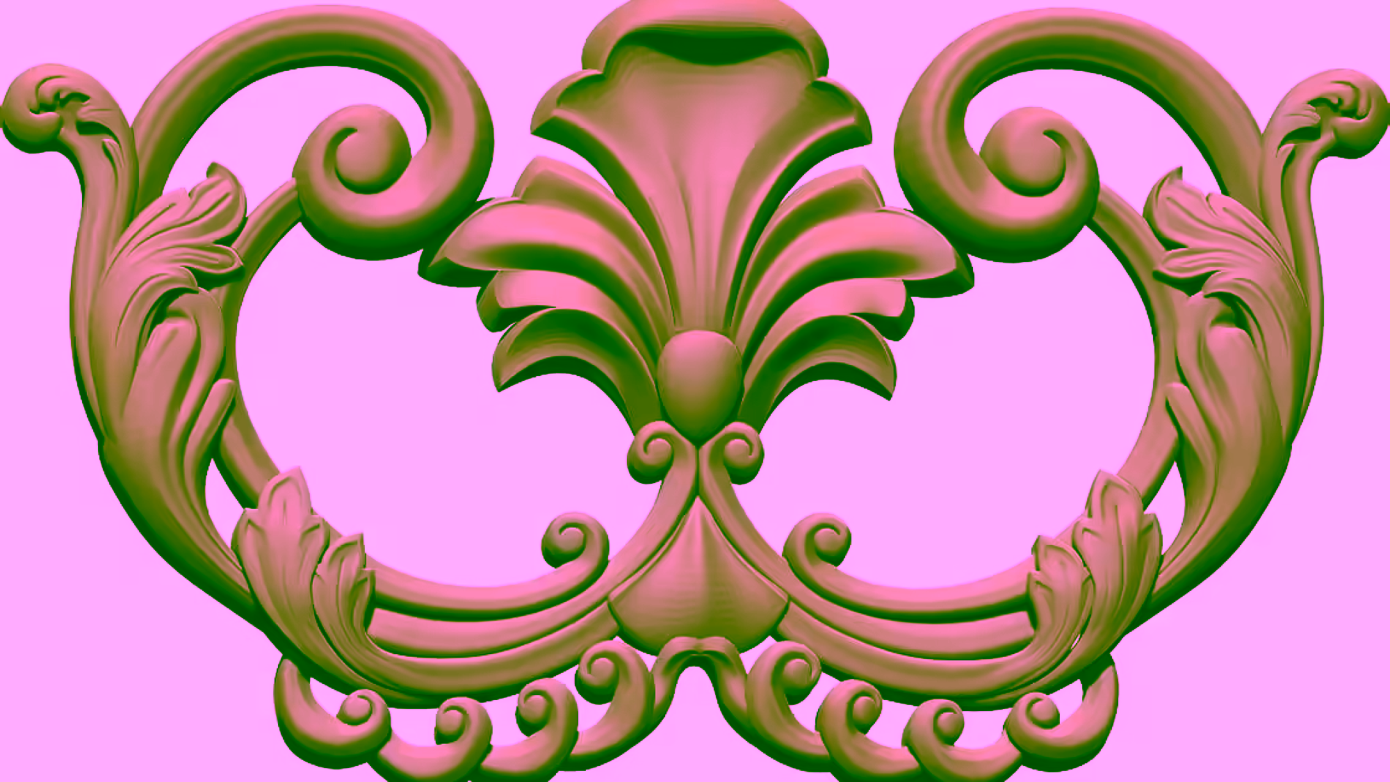 Ornamental Design STL file free download A001189