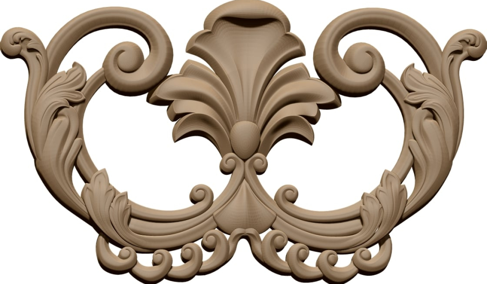 Ornamental Design STL file free download A001189